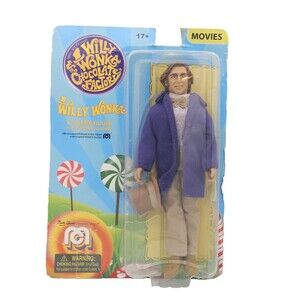 Mego Willy Wonka 8 Inch Action Figure 2018 Chocolate Factory New Sealed Gene Wil